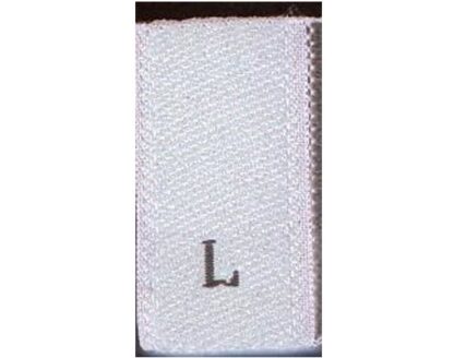 custom woven stock size labels