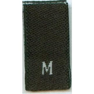 woven stock size labels